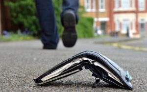 wallet on ground